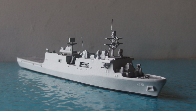 Amphibious transport dock ship LPD 28 "Fort Lauderdale" San-Antonio-class (1 p.) USA 2022 Albatros ALK 708